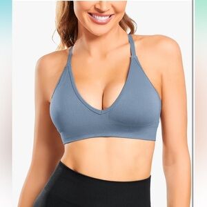 Seamless padded bra